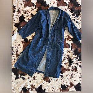 Vintage Jean Duster